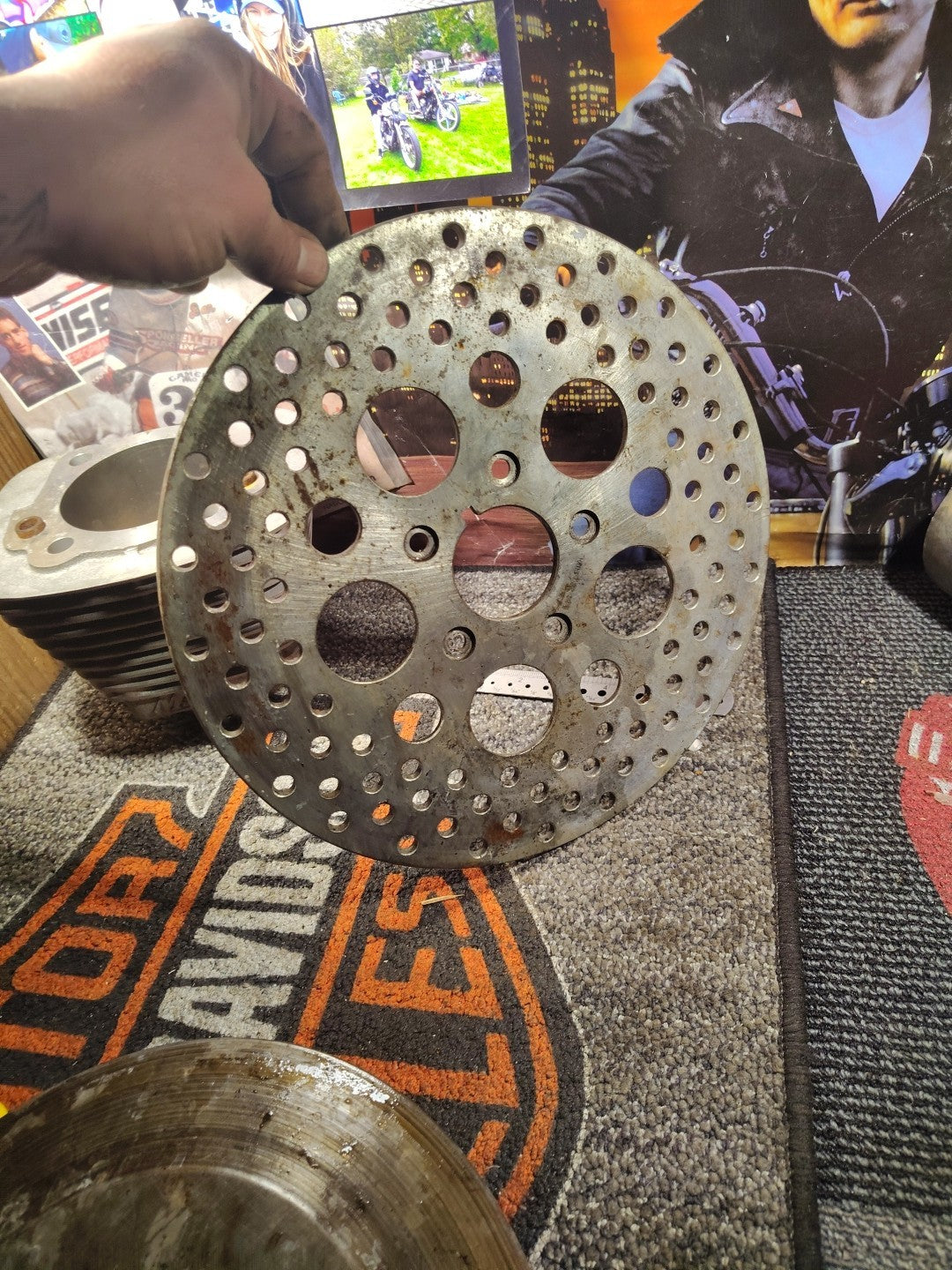 Front Brake Rotor For Harley Davidson Sportster XLH883 1985-1999 XLH1200 1987-99