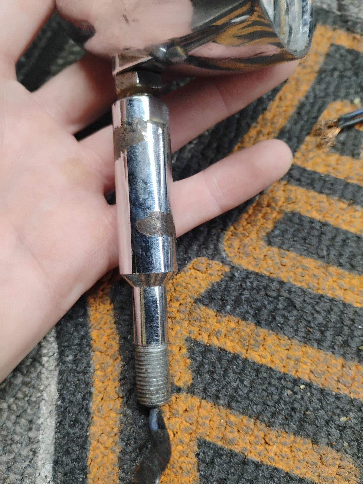 Pair Harley Davidson Bullet Turn Signals Housing and Stalks brackets