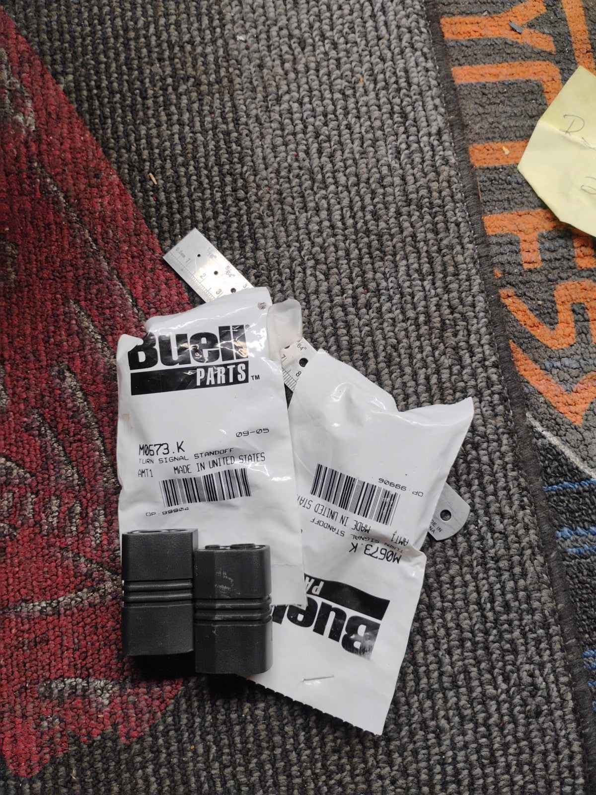NOS OEM Buell 1999-2002 X1 XB Blast Turn Signal Stand Off M0673.K 67962-99Y
