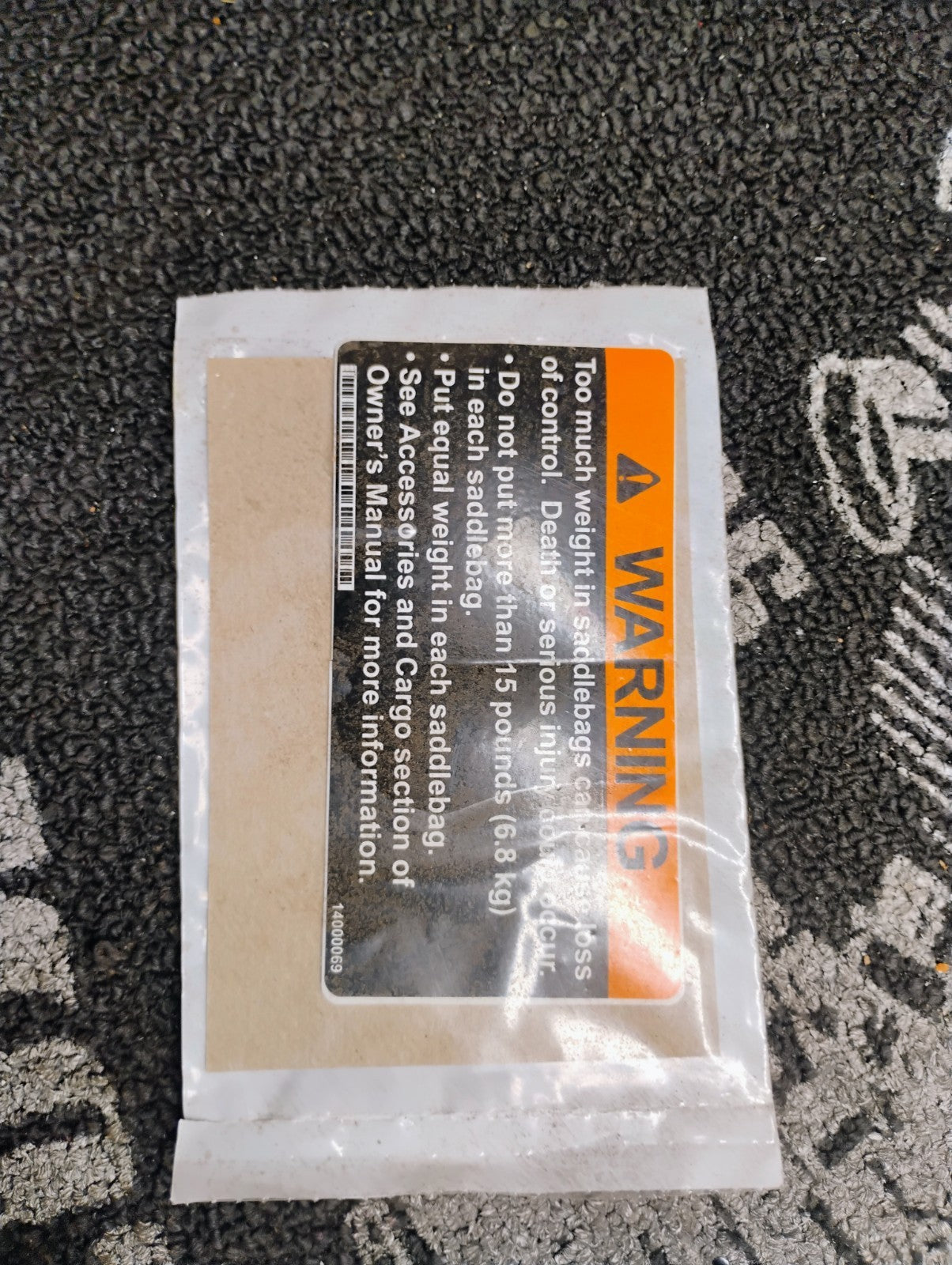 OEM Harley-Davidson Saddlebag Hardware Kit Prepack 68396-95