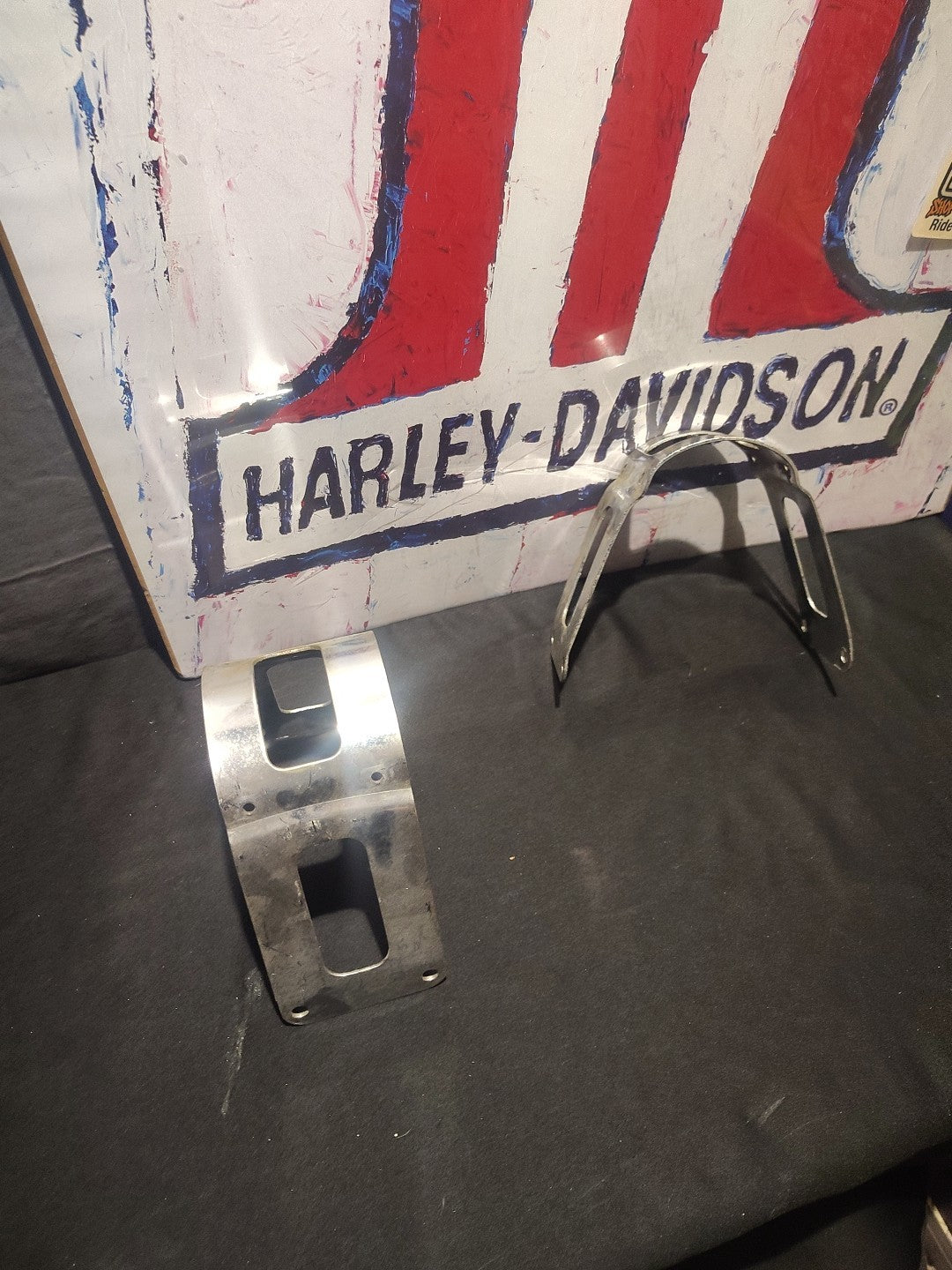 Chrome Plated Fender Bracket fits Harley Davidson Narrow Glide 