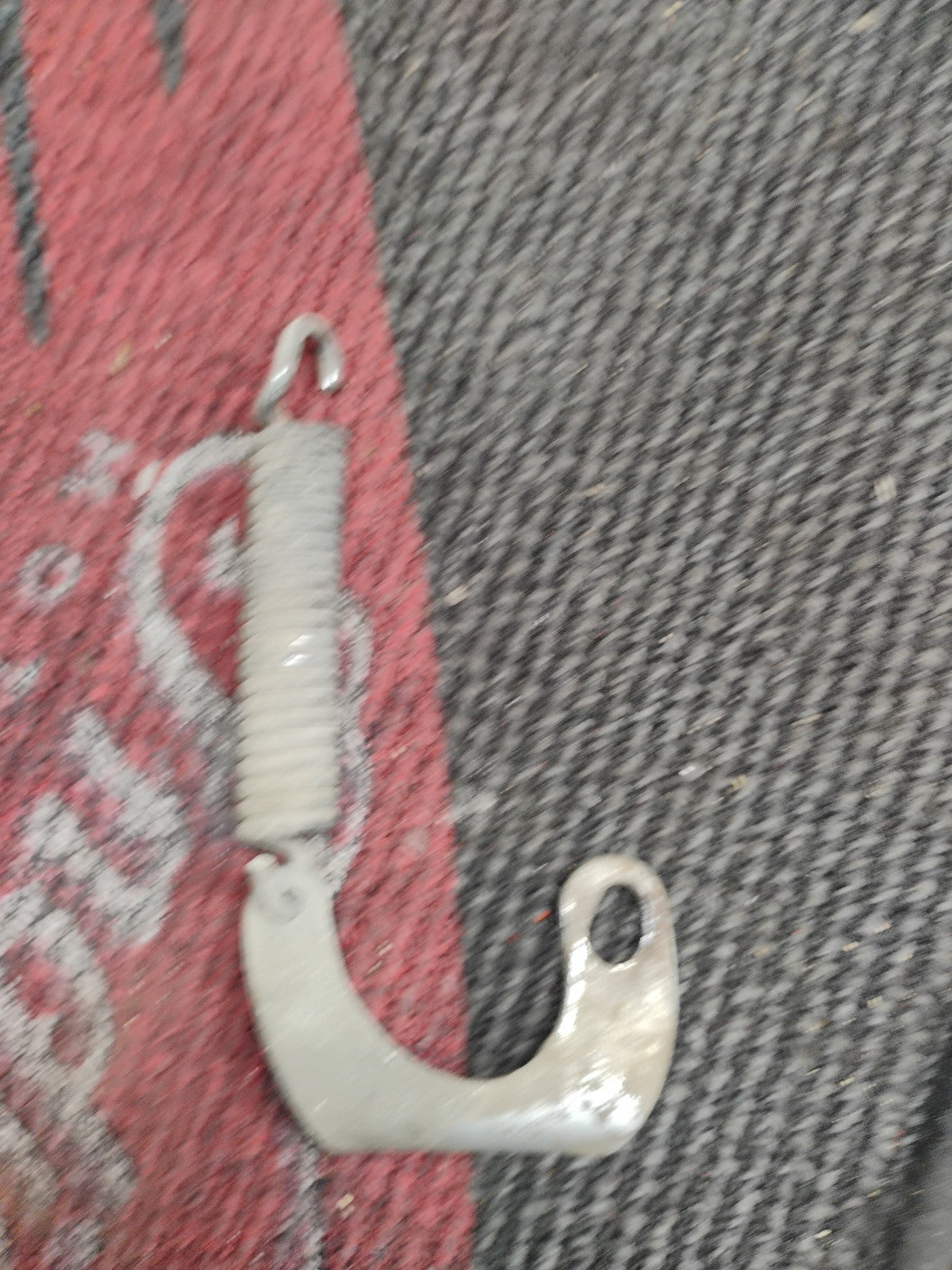 1974 Honda CB125S centerstand mounting spring & bracket 