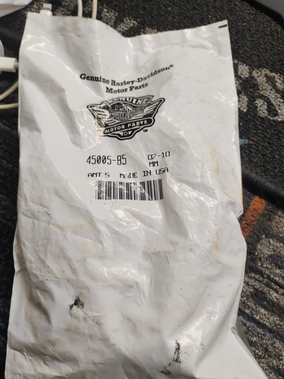 Harley-Davidson OEM Rear Master Cylinder Cover Gasket (Qty1 Piece)  PN45005-85