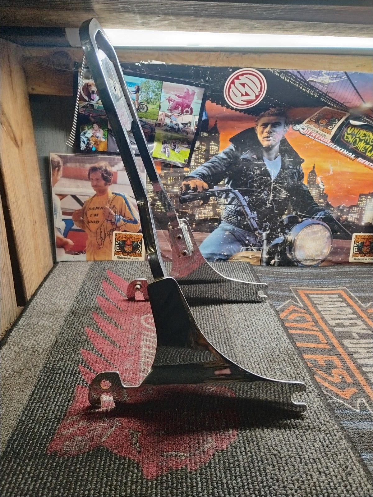 Harley-Davidson Sissy Bar Upright  & Mounting Brackets 