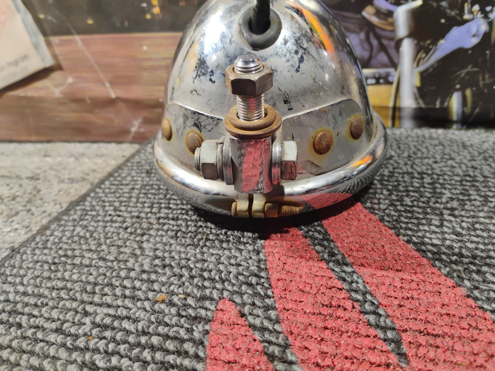 Harley Amber Fog Light Chrome