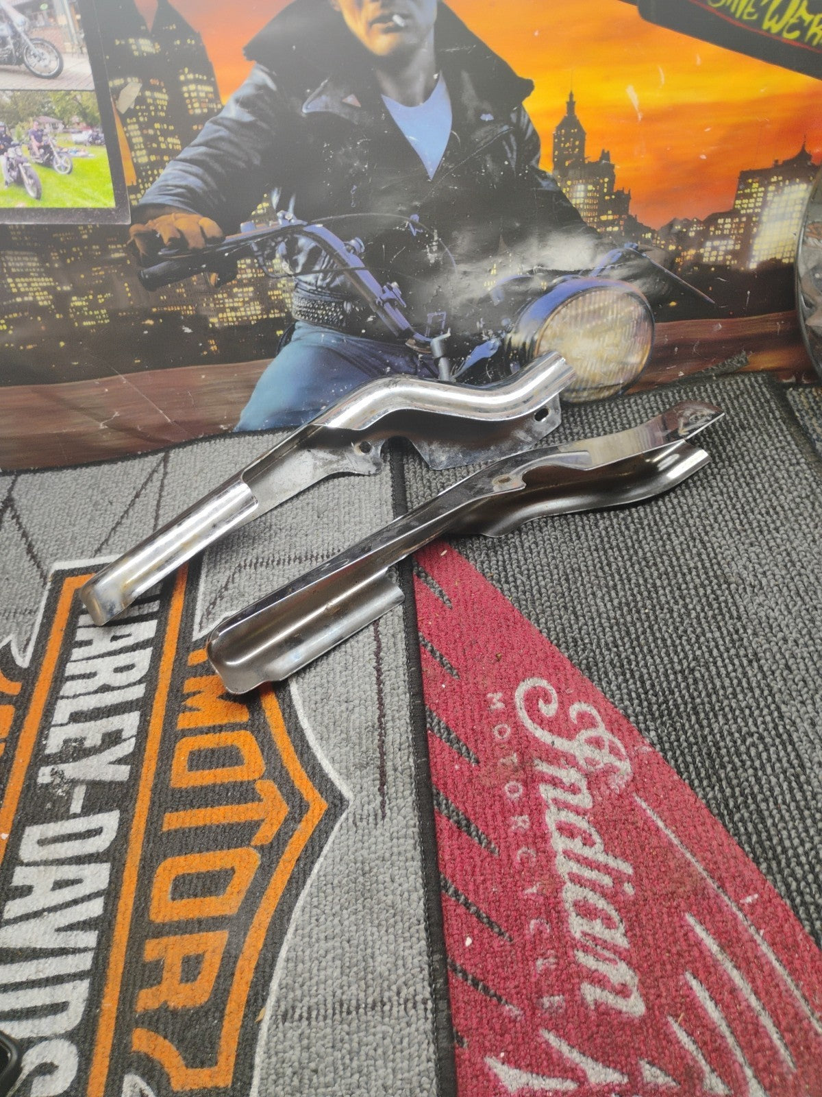 2008 HARLEY-DAVIDSON ROAD KING POLICE FLHP FRAME COVER COWL CHROME TAIL OEM SEAT