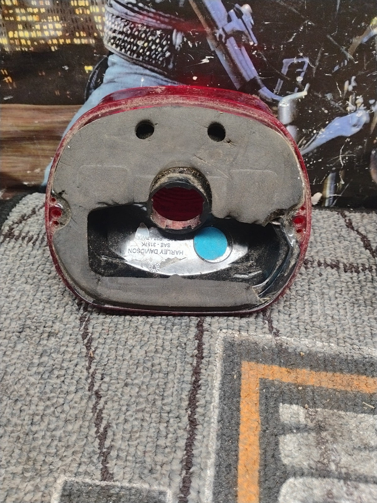 HARLEY DAVIDSON SPORTSTER SOFTAIL DYNA TOURING TAILLAMP TAIL LIGHT BRAKE LAMP HD