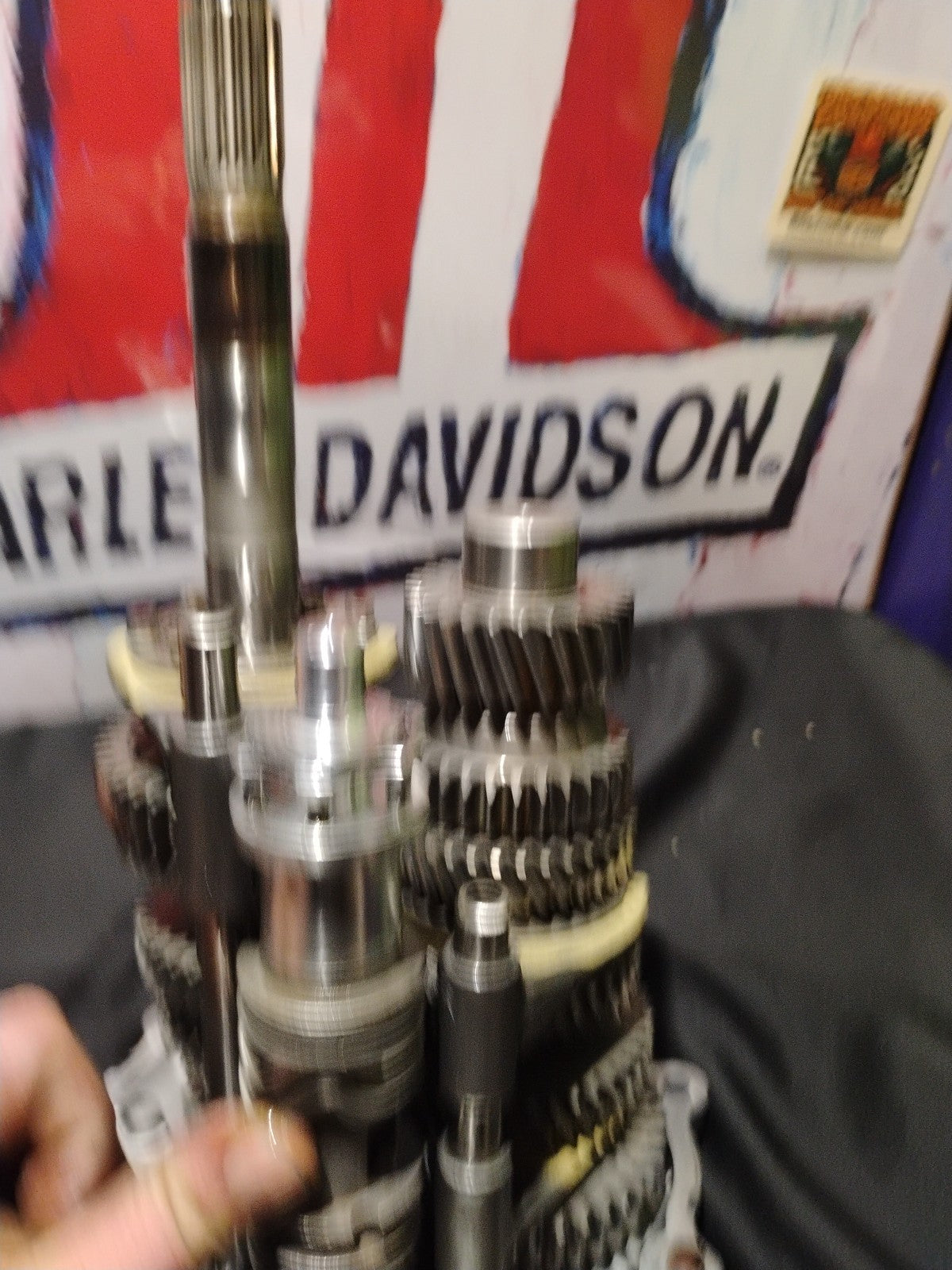 Harley Davidson Softail Touring Dyna Engine 6 Speed Transmission Gears & Forks