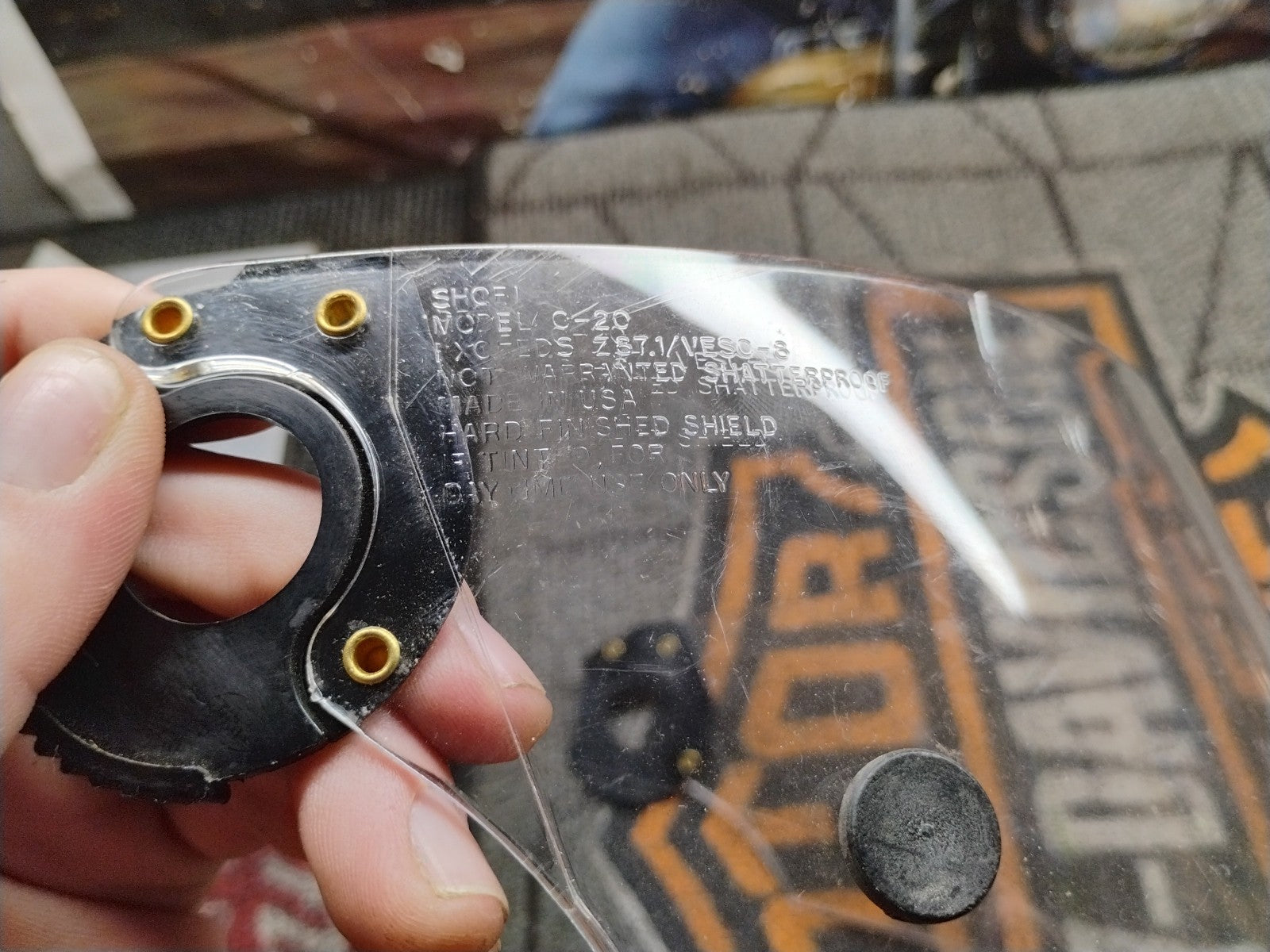 SHOEI  Model 0-20 Clear Face Shield Visor Motorcycle Helmet