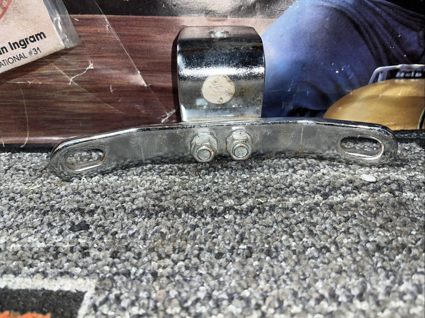 Chrome Harley Davidson Engine Mount  Bracket