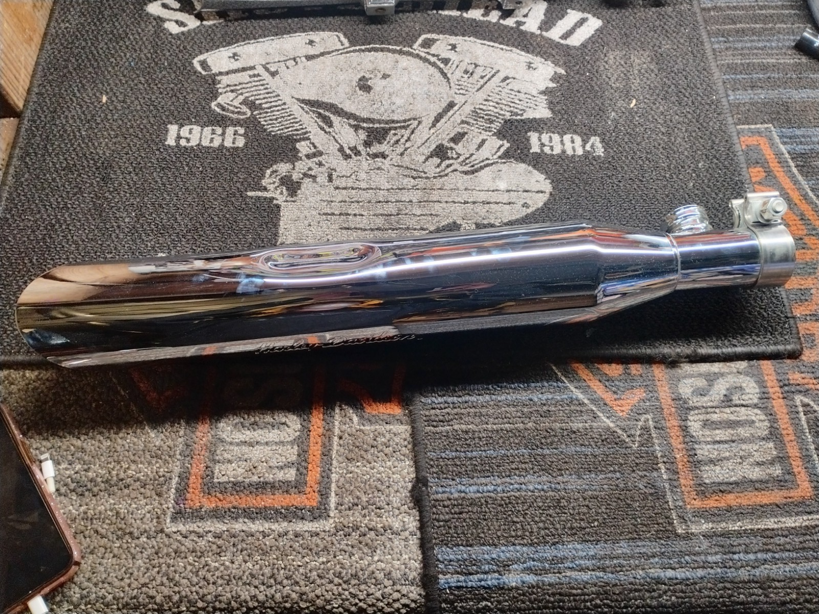 Harley-Davidson OEM Shorty Dual Rear Silencer Muffler 80391-04