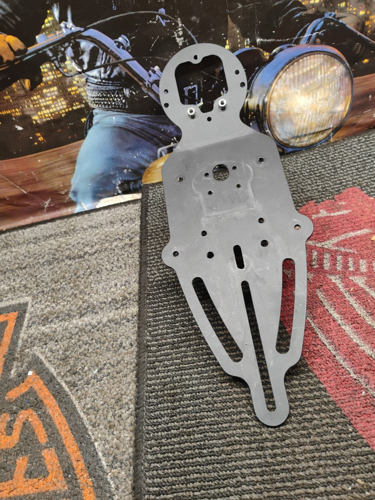 EB1301 2019 19 MOTO GUZZI V7 III STONE NIGHT 750 LICENSE PLATE BRACKET