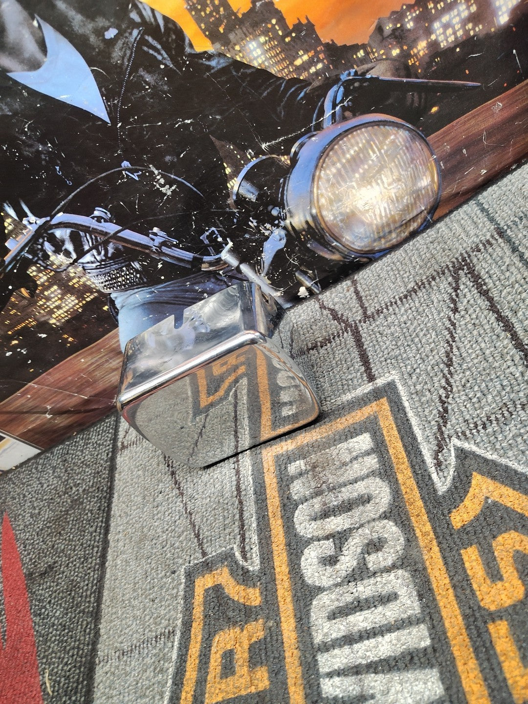 Harley Davidson Chrome Shovelhead Big Twin Ignition Coil Cover used ignition cov