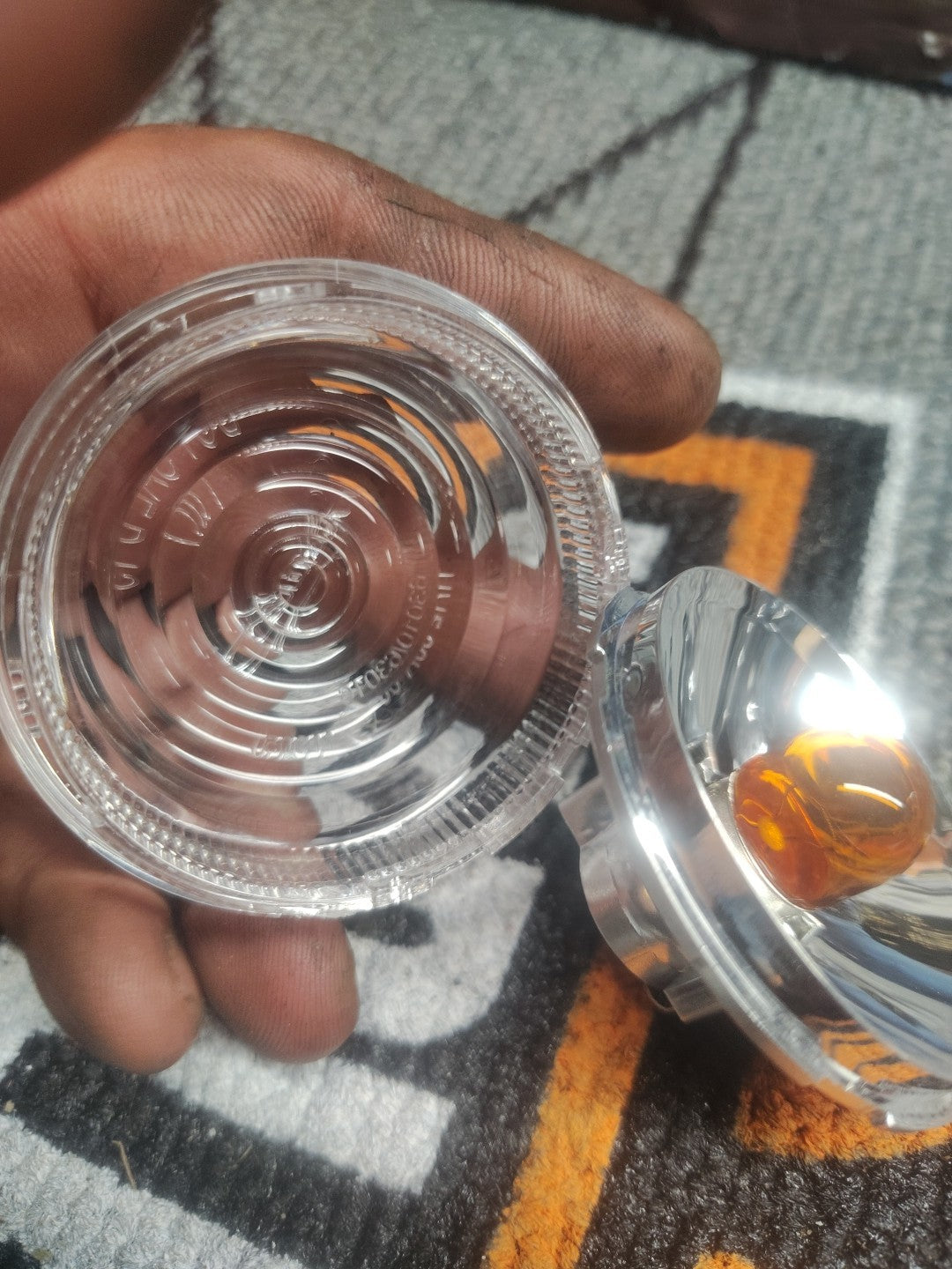 Clear Arrow lens t2709048, Triumph Bonneville t100/t120, Street cup, Thruxton