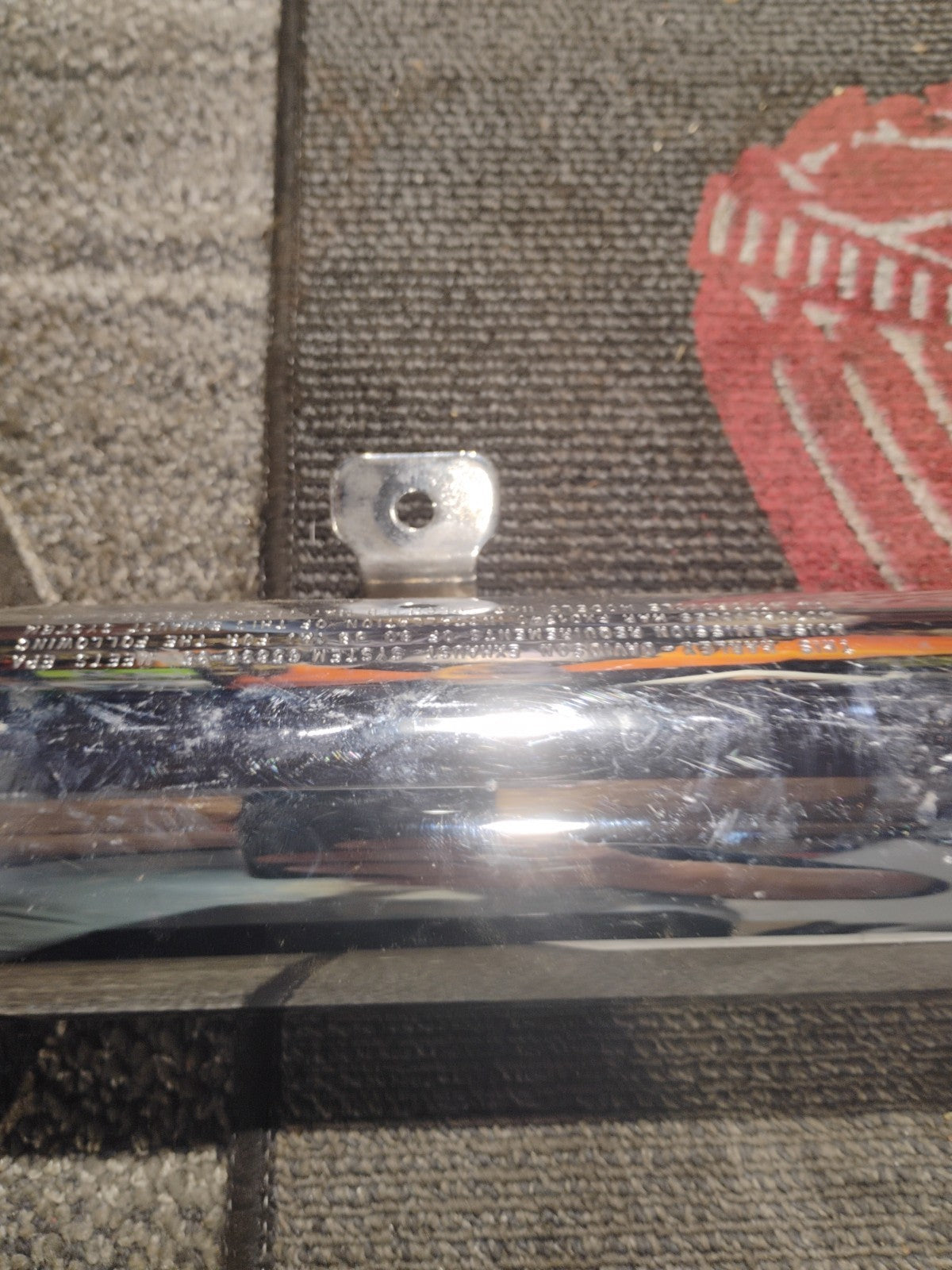 Harley-Davidson 65898-95 Fishtail Muffler Exhaust Chrome