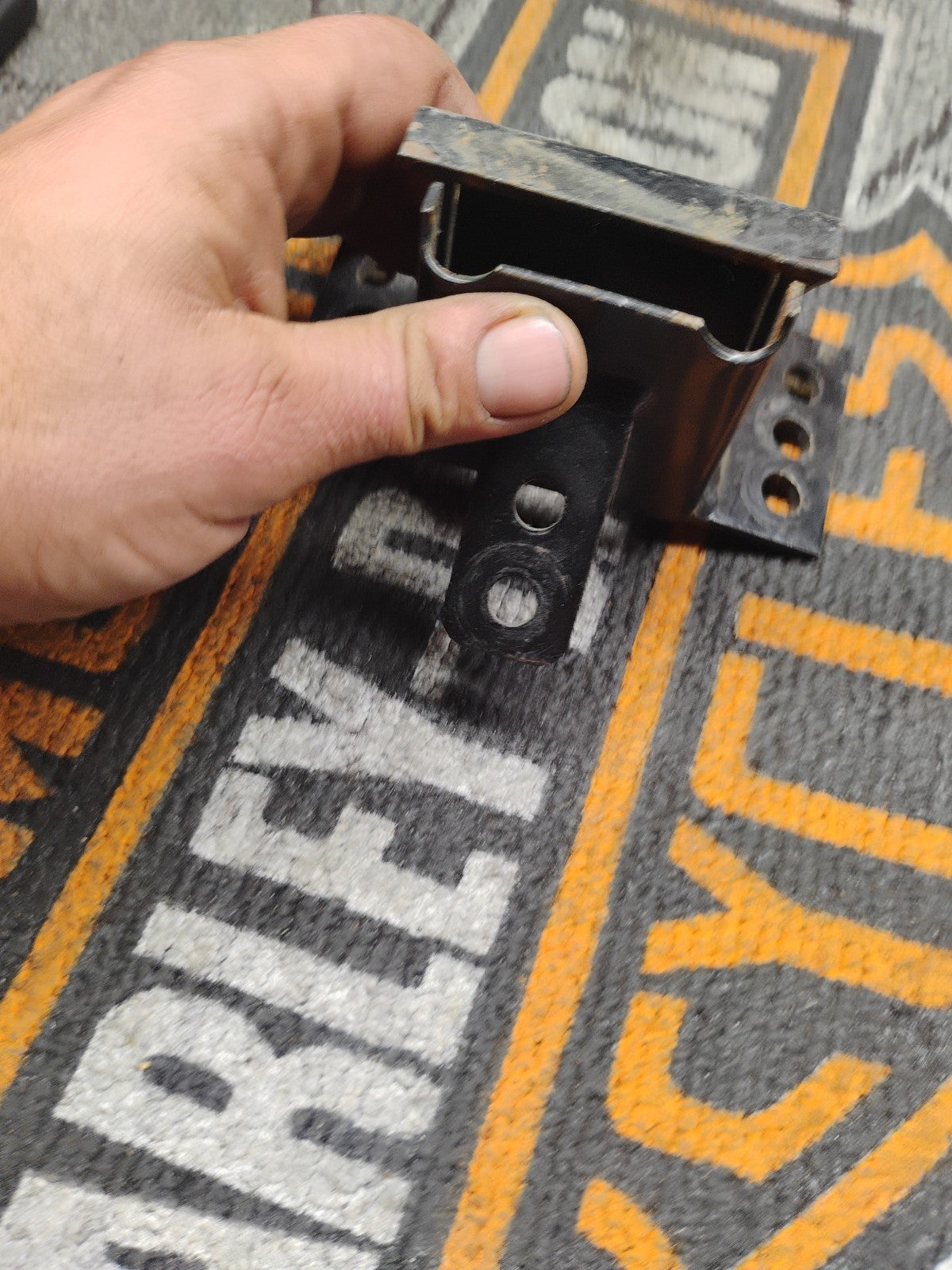 1993 93 Harley Davidson Ultra Classic Electra Glide FLHTCU Back Rest Mount Brack