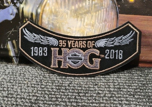HOG Harley-Davidson Owners Group 1983-2018 35 Years of H.O.G. Collectible Patch