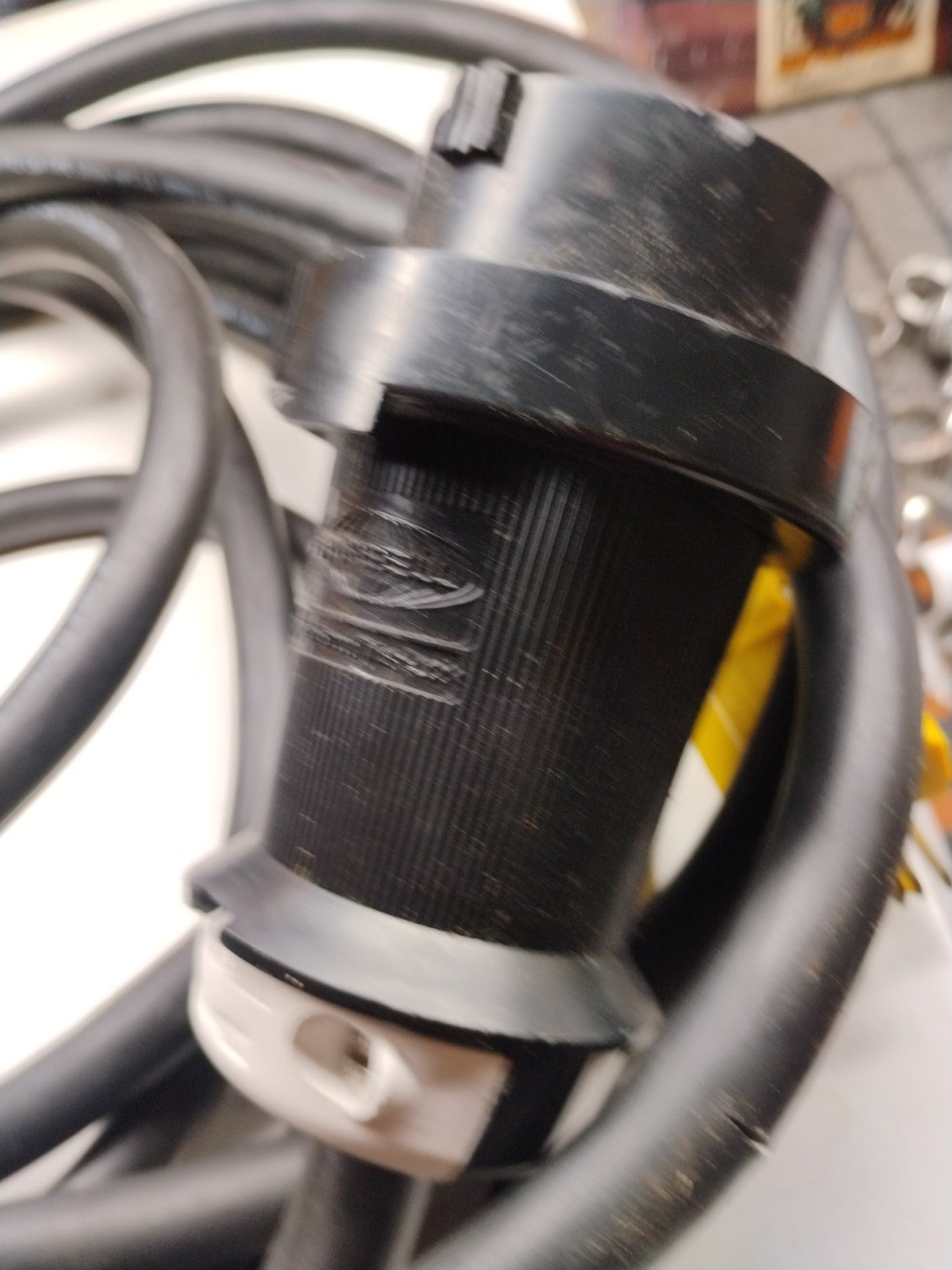 20' 12/3 SOOW Portable Power Cable Flexible 600V weatherproof HUBBELL ENDS.