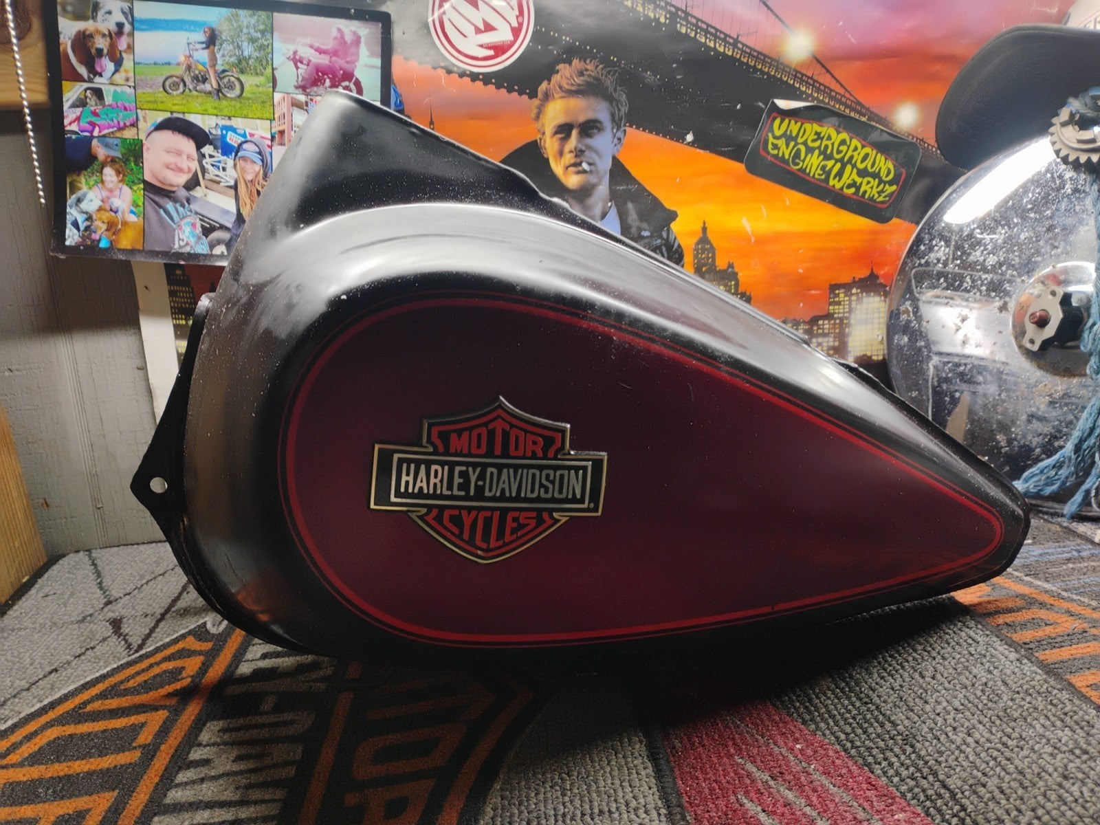 1987 Harley FLHS Ultra Classic S853. gas fuel petrol tank