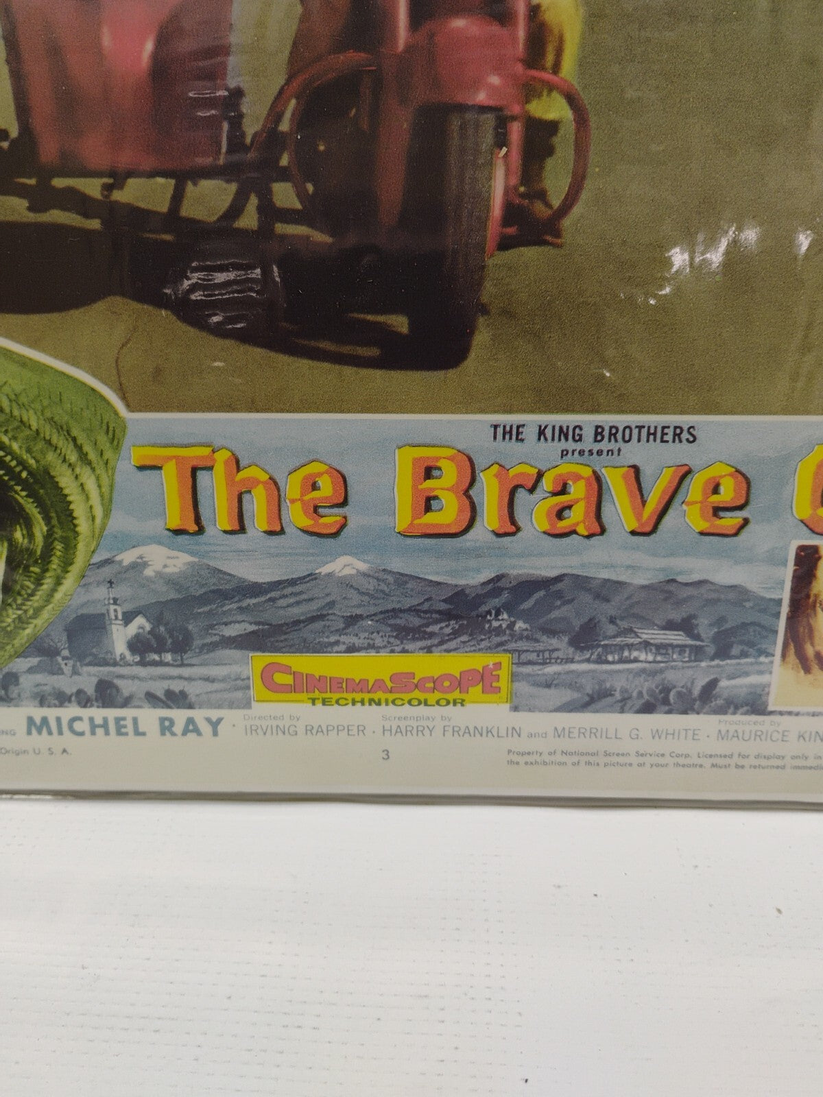 56 The Brave One#3 Lobby Card 11x14 Michel Ray Rodolfo Hoyos Jr. E Cárdena Repop