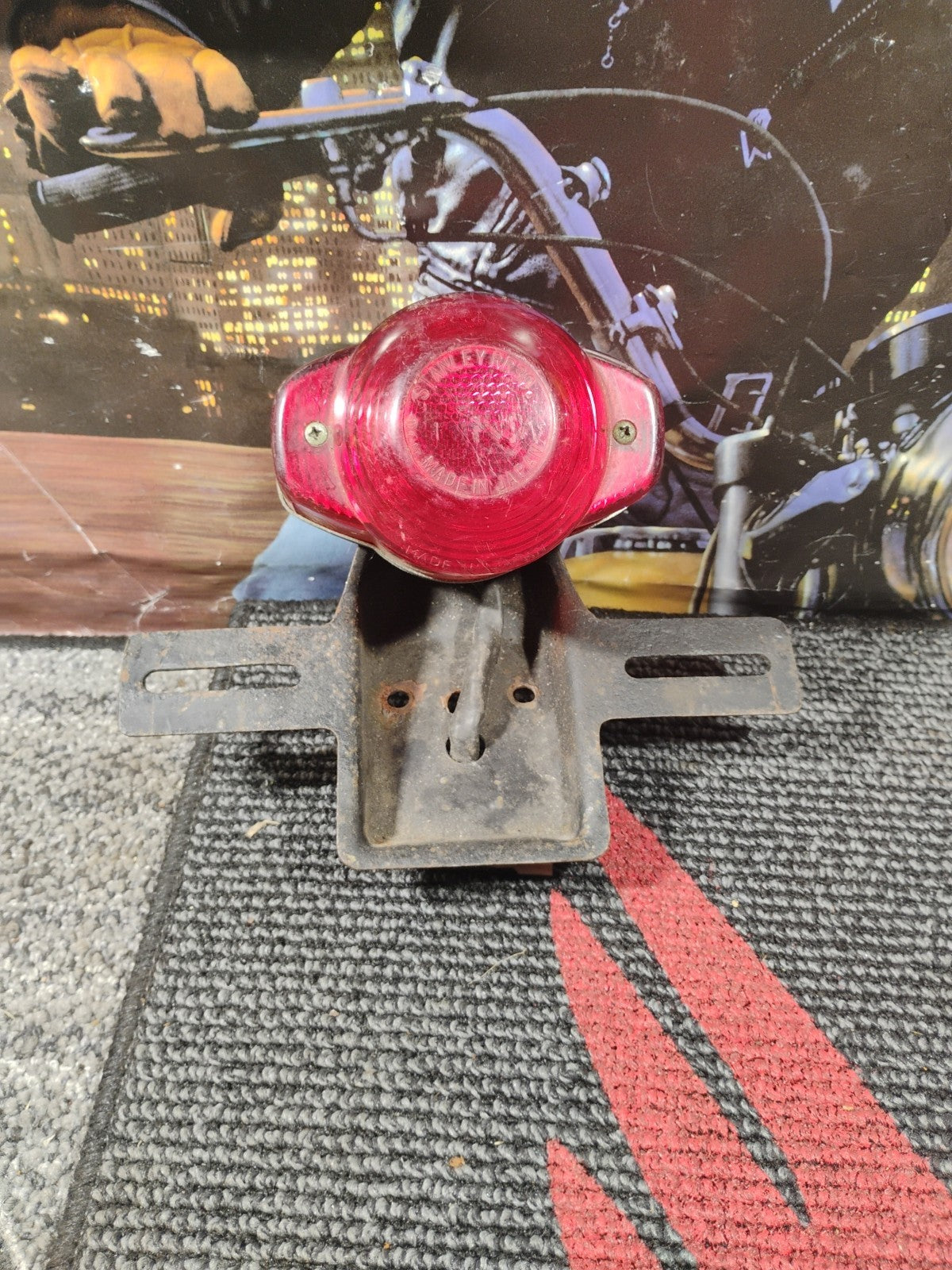 Vintage Stanley RR30 Tail Light Japan Motorcycle