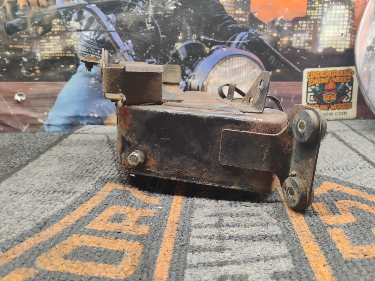 1974 CB 125S Airbox Air Filter Canister Battery Holder