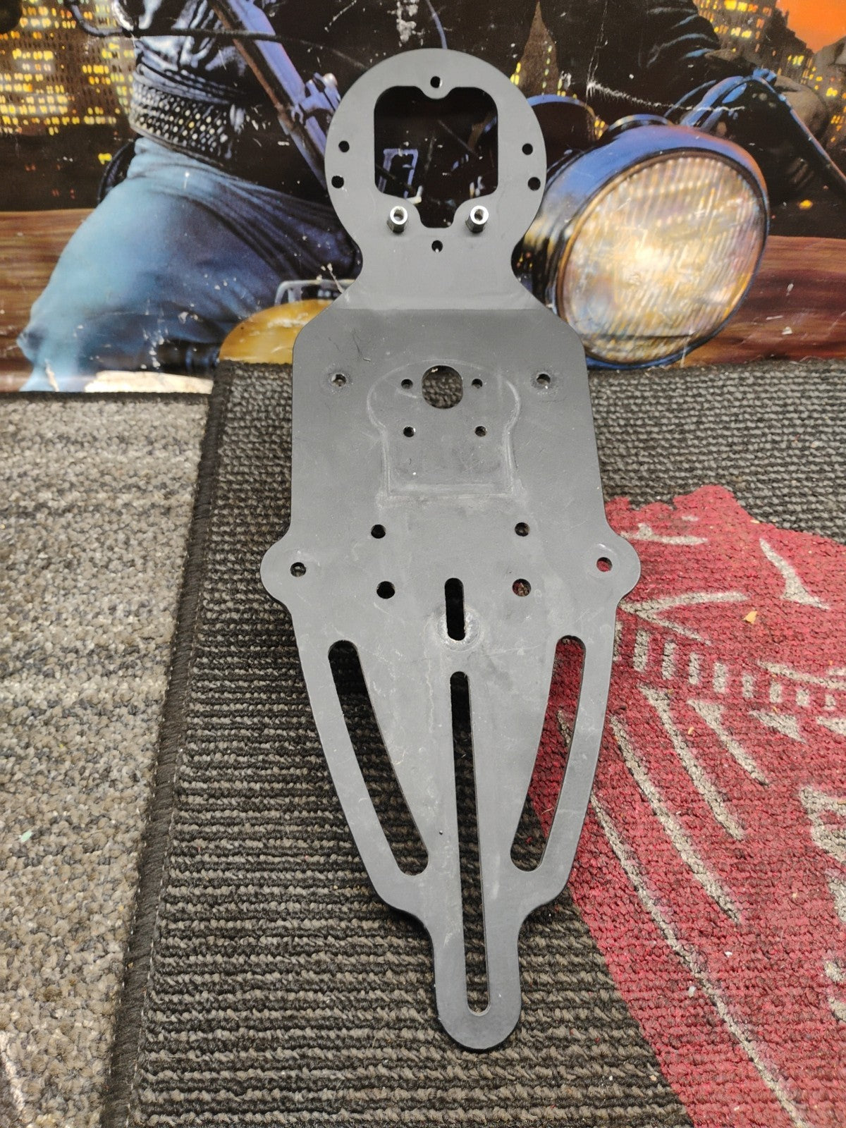 EB1301 2019 19 MOTO GUZZI V7 III STONE NIGHT 750 LICENSE PLATE BRACKET