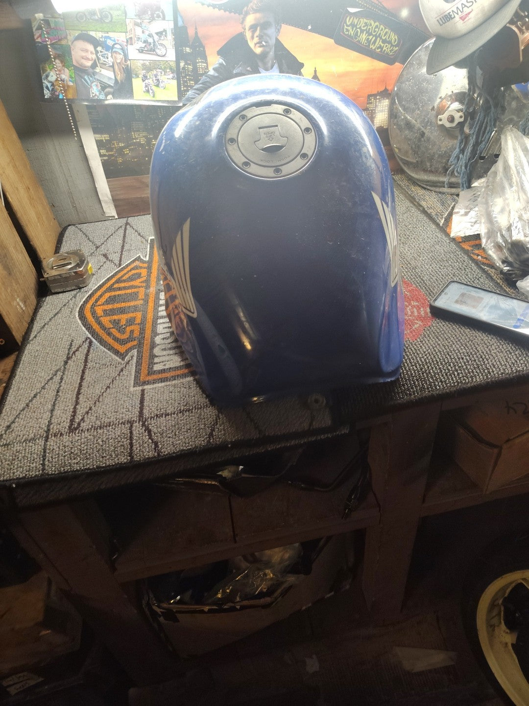 1991-1994 Honda CBR600F2 CBR 600 F2 Oem Gas Tank Fuel Petrol Cell purple Used