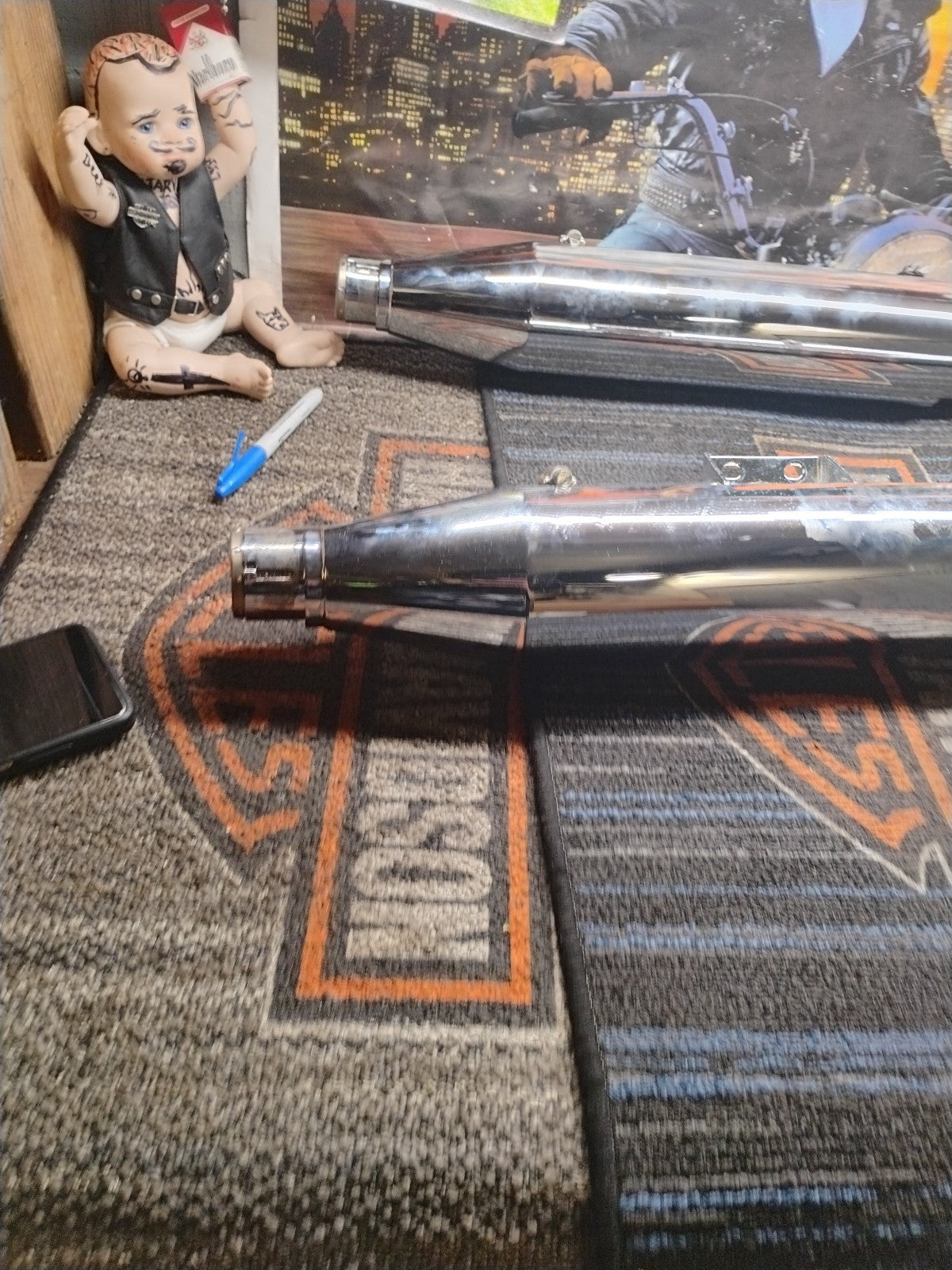 2018-2021 OEM Harley-Davidson Softail Mufflers Slip-On 64900455