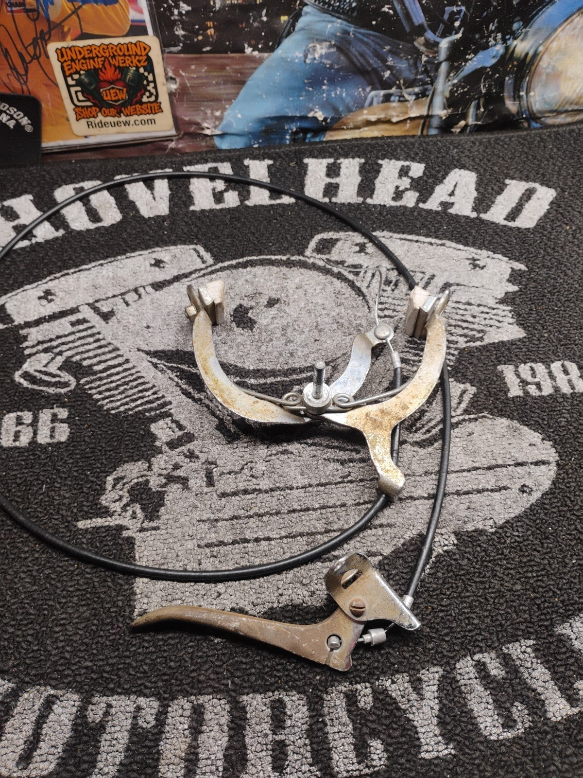 Vintage Schwinn Stingray Front Brake Assembly Lever Cable Caliper Set