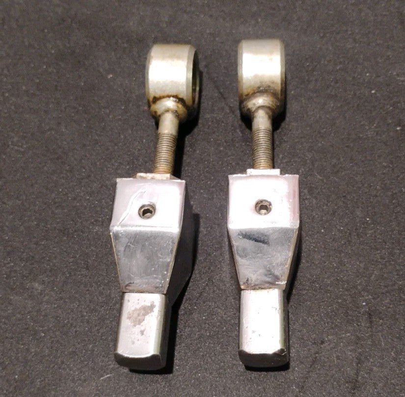 72 Harley FXE FX-1200 Super Glide Shovelhead Rear Axle Chain Adjusters Pair