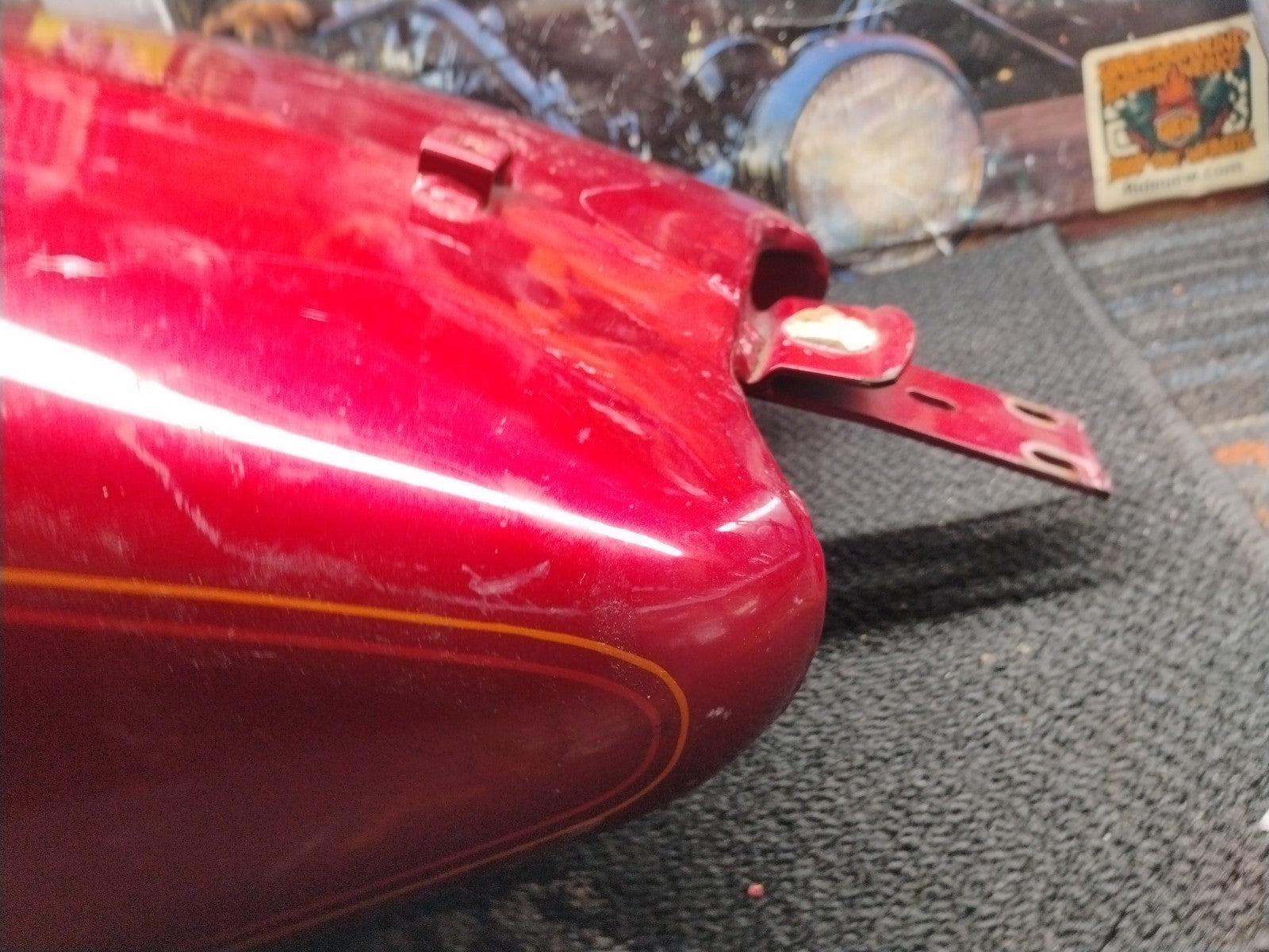 1994-1998 Harley-Davidson FLHTC Electra Glide Ultra Classic Fuel Tank Red OEM