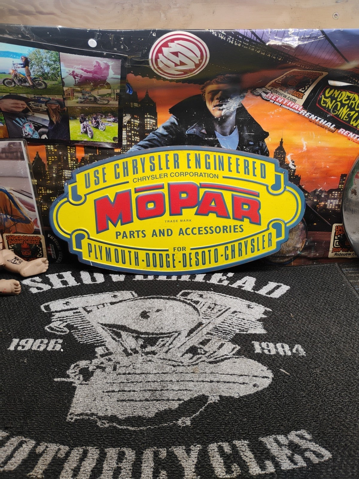 Mopar Metal Sign 18" by 9"