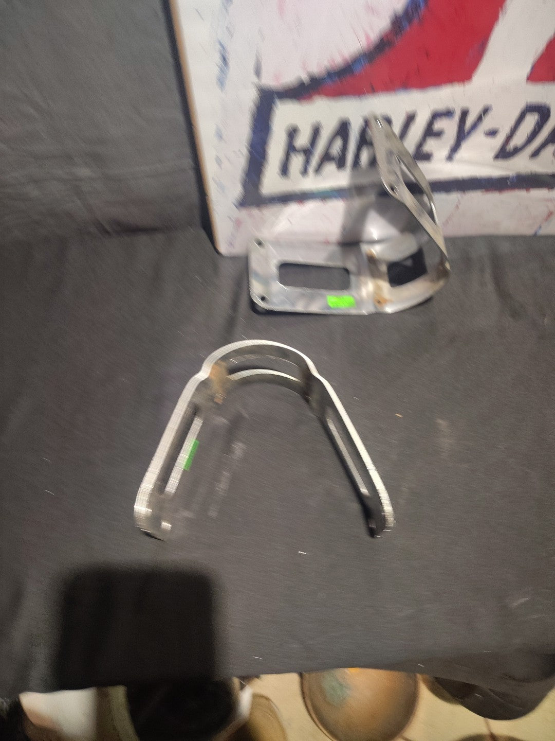 Chrome Plated Fender Bracket fits Harley Davidson Narrow Glide 