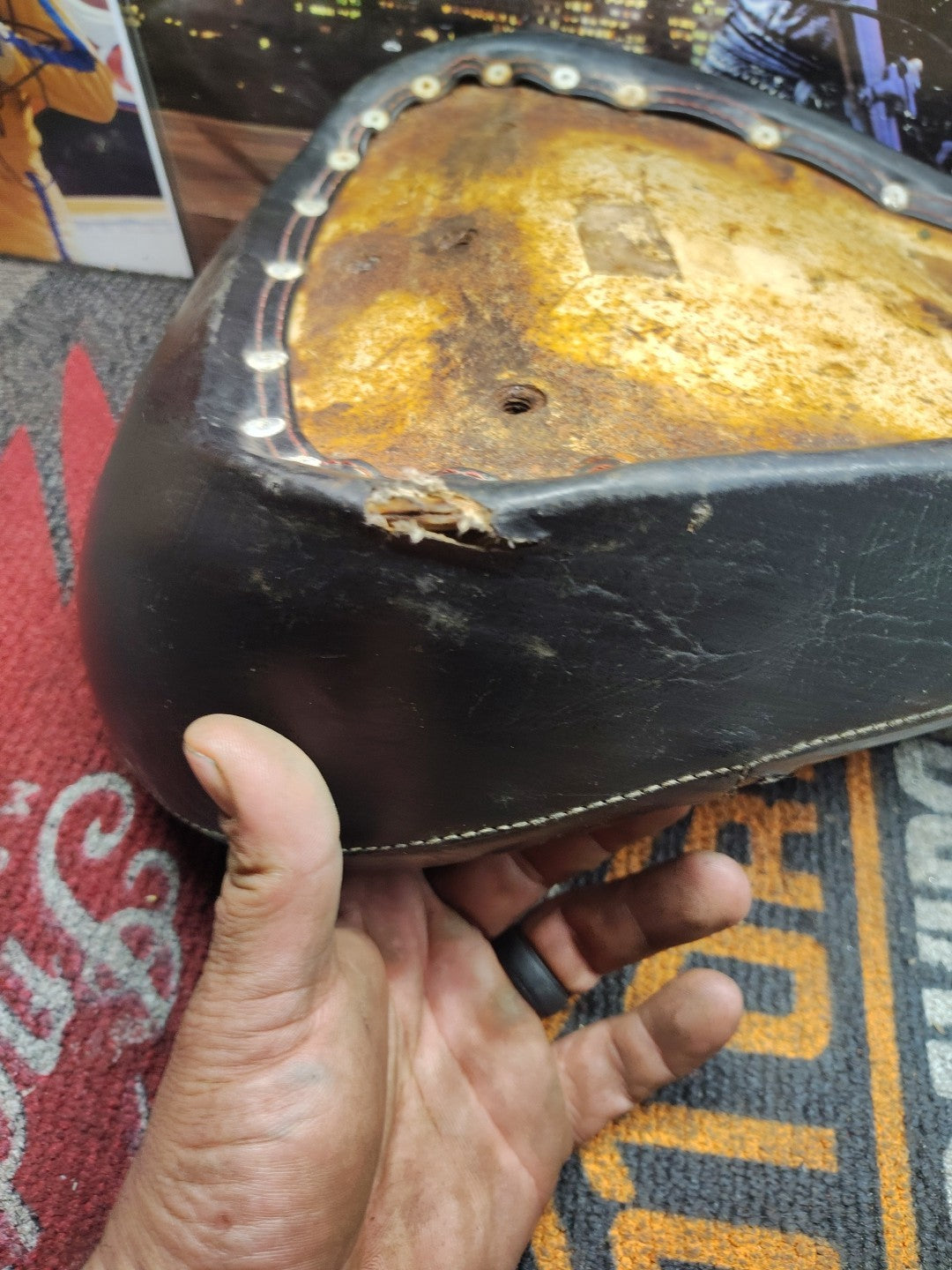 CG Chopper Solo Seat Harley Knucklehead Flathead Panhead Shovelhead Sportster