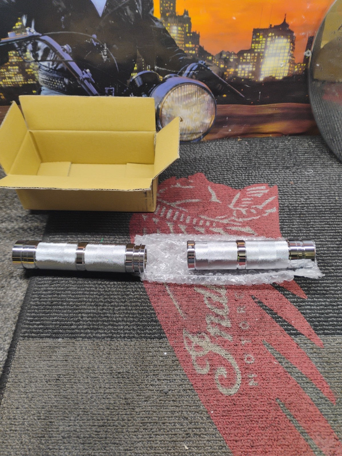 CHROME CNC ALUMINUM HANDLEBAR GRIPS HARLEY DAVIDSON FLY BY WIRE MODELS