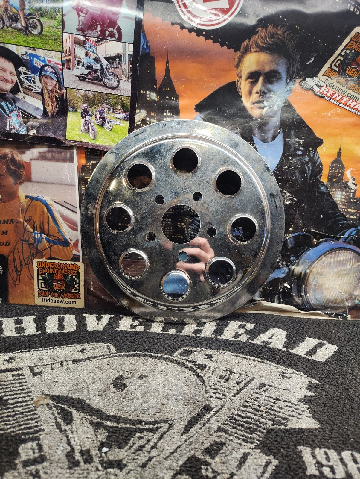 91-99 Harley Davidson Sportster XLH 883 & 1200 Rear Wheel Sprocket Pulley Cover