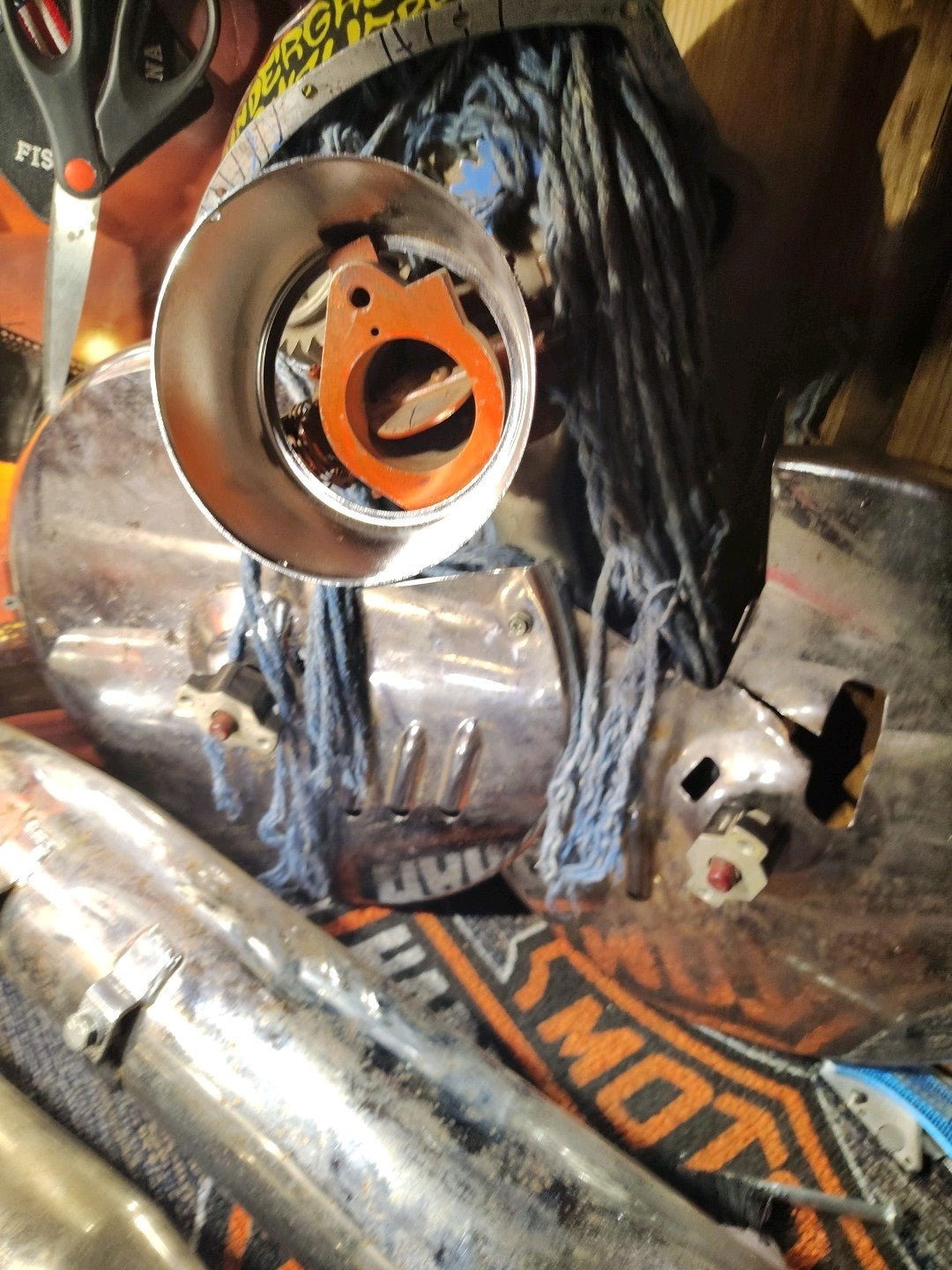 NOS Harley Davidson Hap Jones Speedometer Tachometer Upper Housing 2 Each - NEW