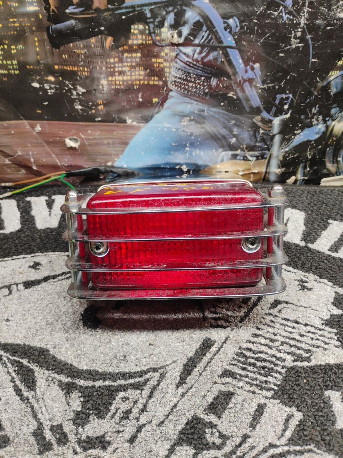 1983 HONDA MAGNA V45 VF750C TAIL LIGHT ASSEMBLY CHROME COVER OEM REAR