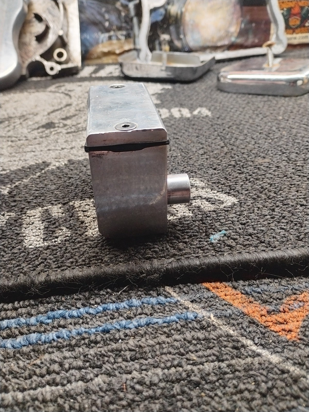 Custom Harley-Davidson Front Brake Master Cylinder Billet Aluminum Untested
