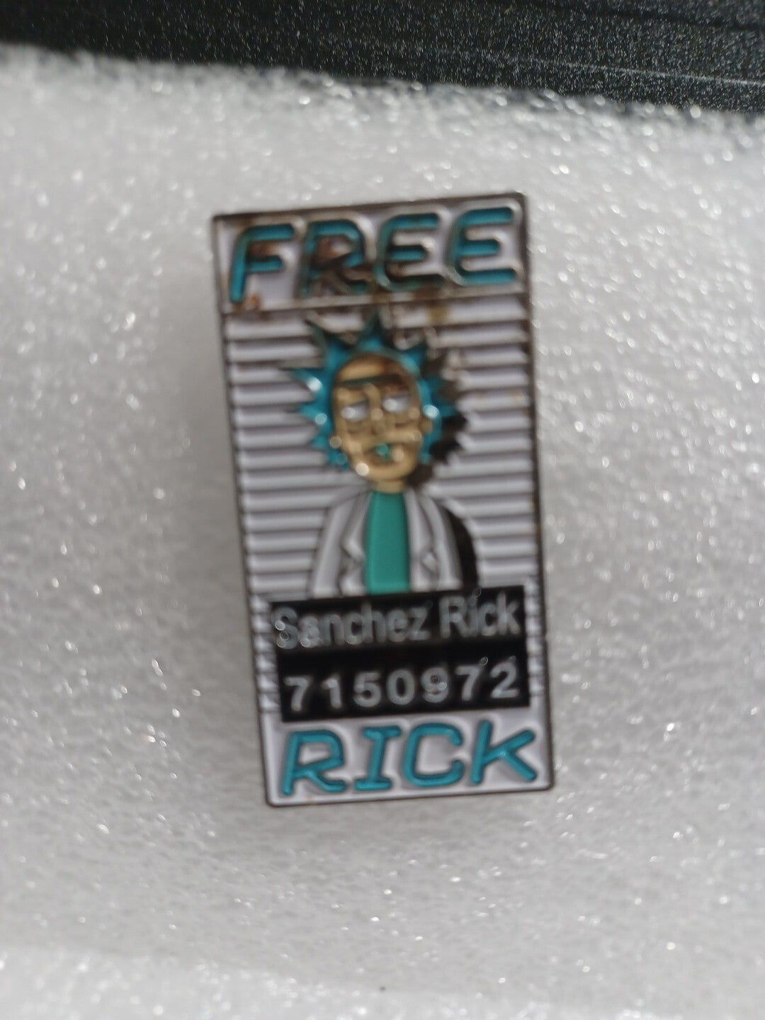 Rick And Morty Free Rick Pin - Large 2.5 Inch Hat Pins
