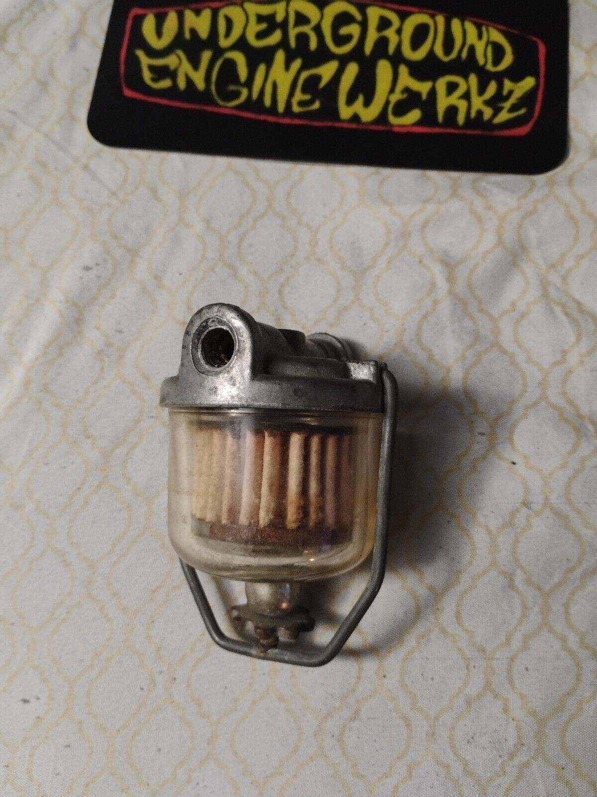 Glass Fuel Bowl and Filter Assembly For 1956-1957 Chevy and GMC Pickup Trucks