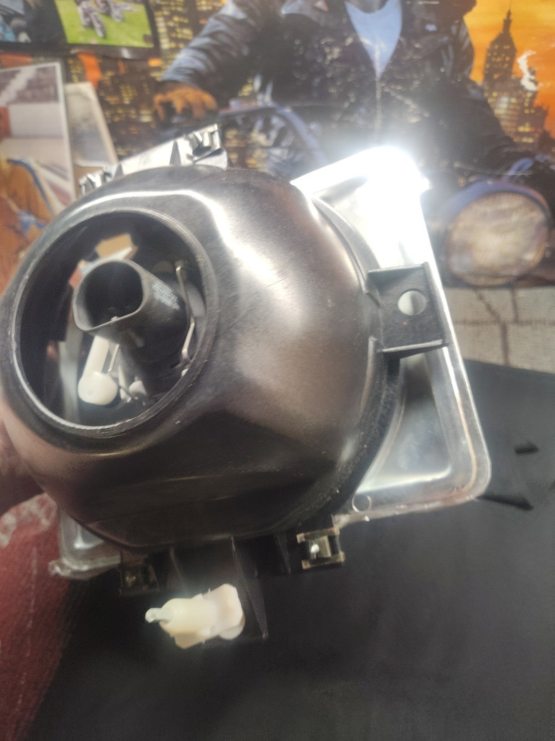 1992-1997 ford aerostar right passenger halogen headlamp headlight OEM