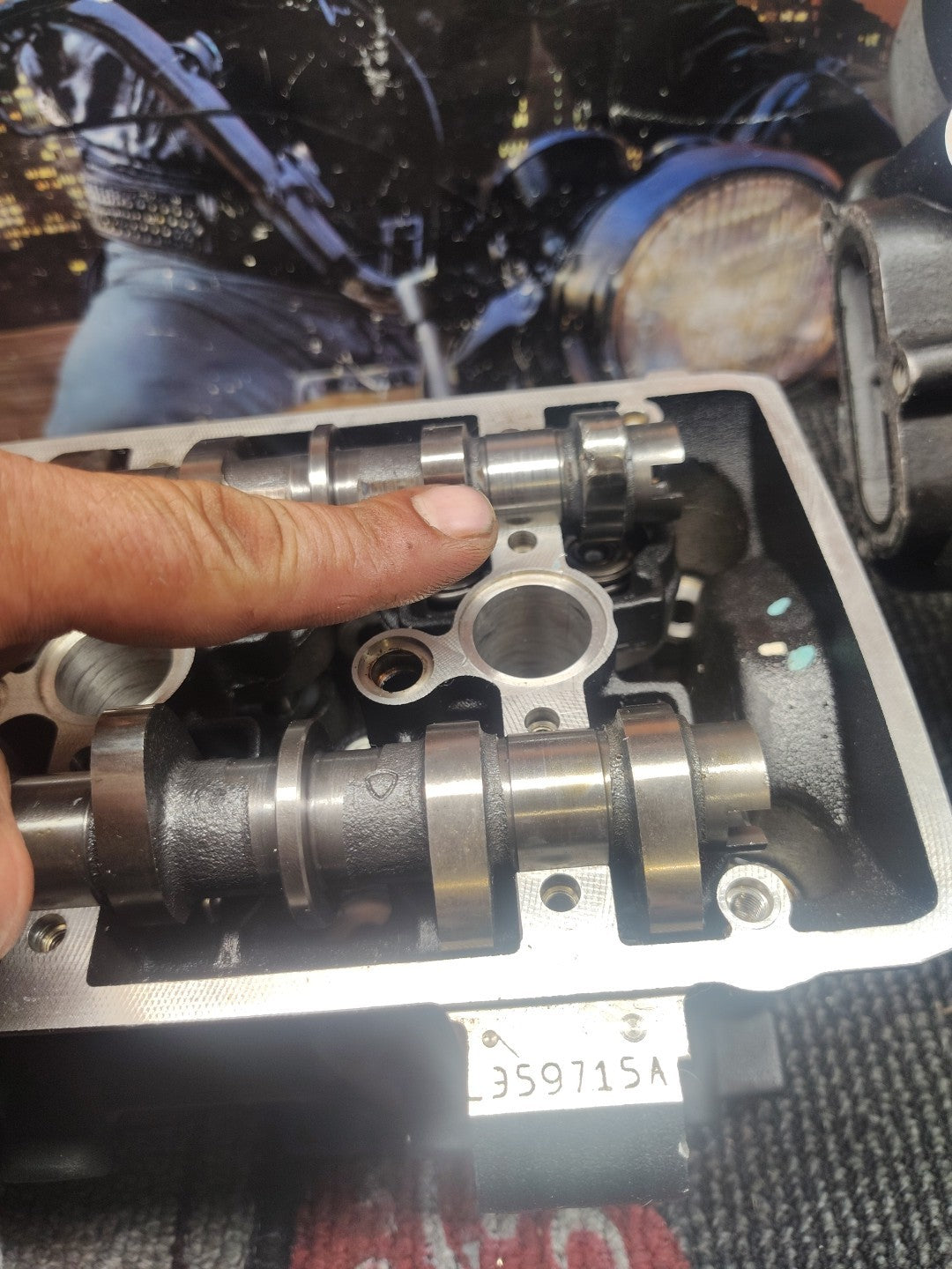 2009 Triumph Street Triple 675 Cylinder Head With Cams Cylinders And Hardware 