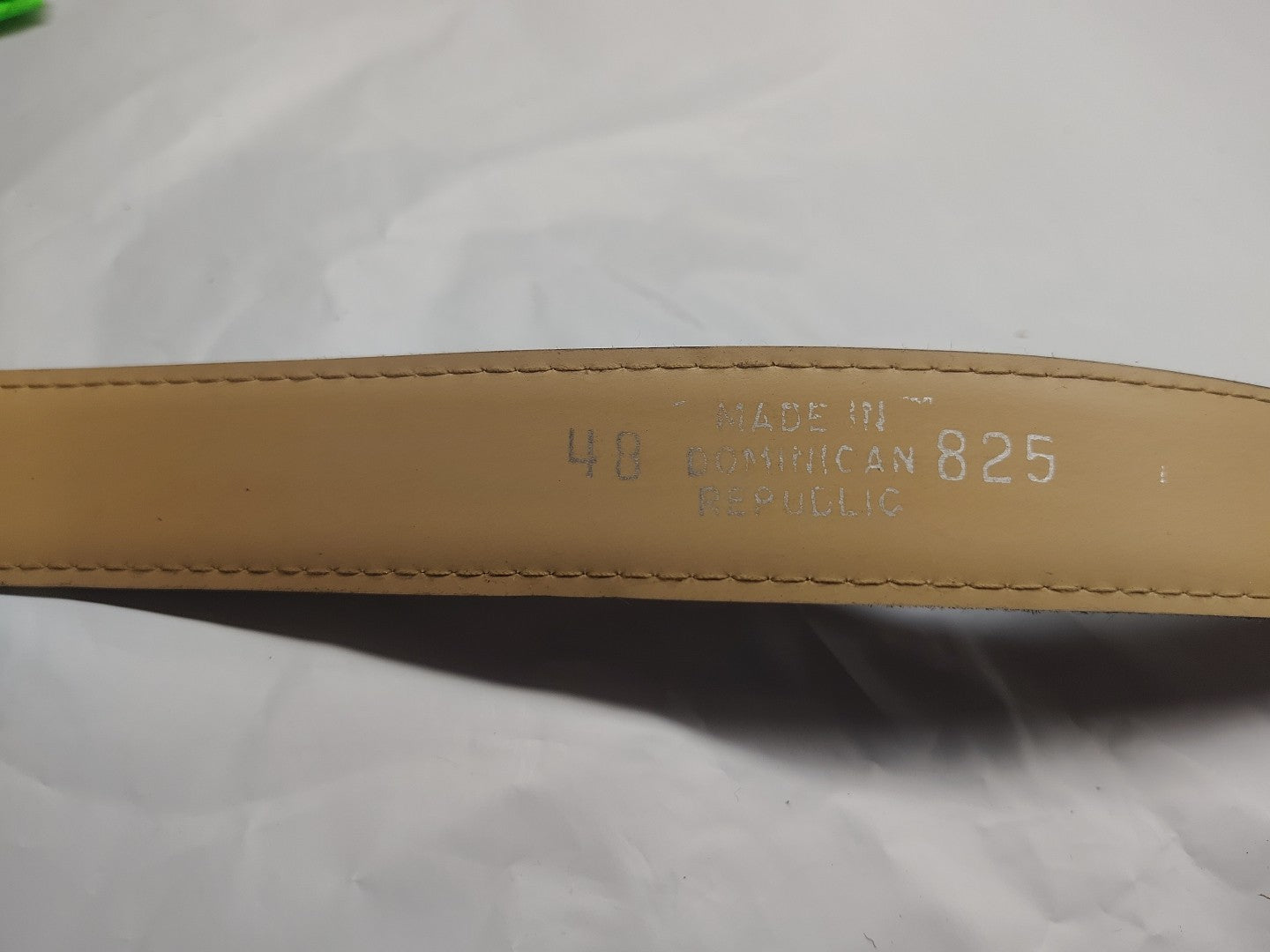  Genuine Leather TAN Dress Belt Brown 48/852 48" 1" Wide 