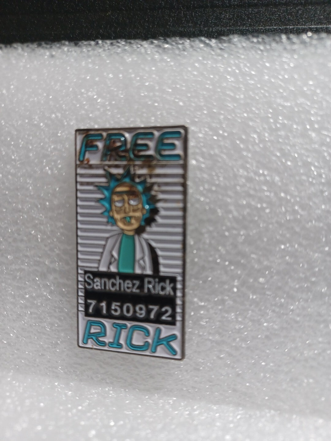 Rick And Morty Free Rick Pin - Large 2.5 Inch Hat Pins