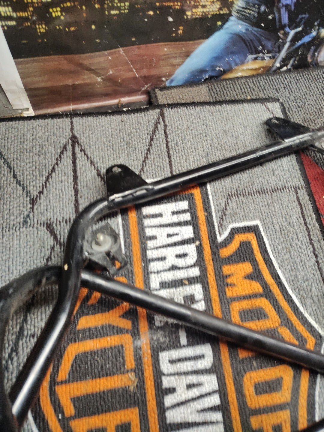 Hard Saddlebag Saddle bag Conversion Brackets Mounts For Harley Davidson Softail