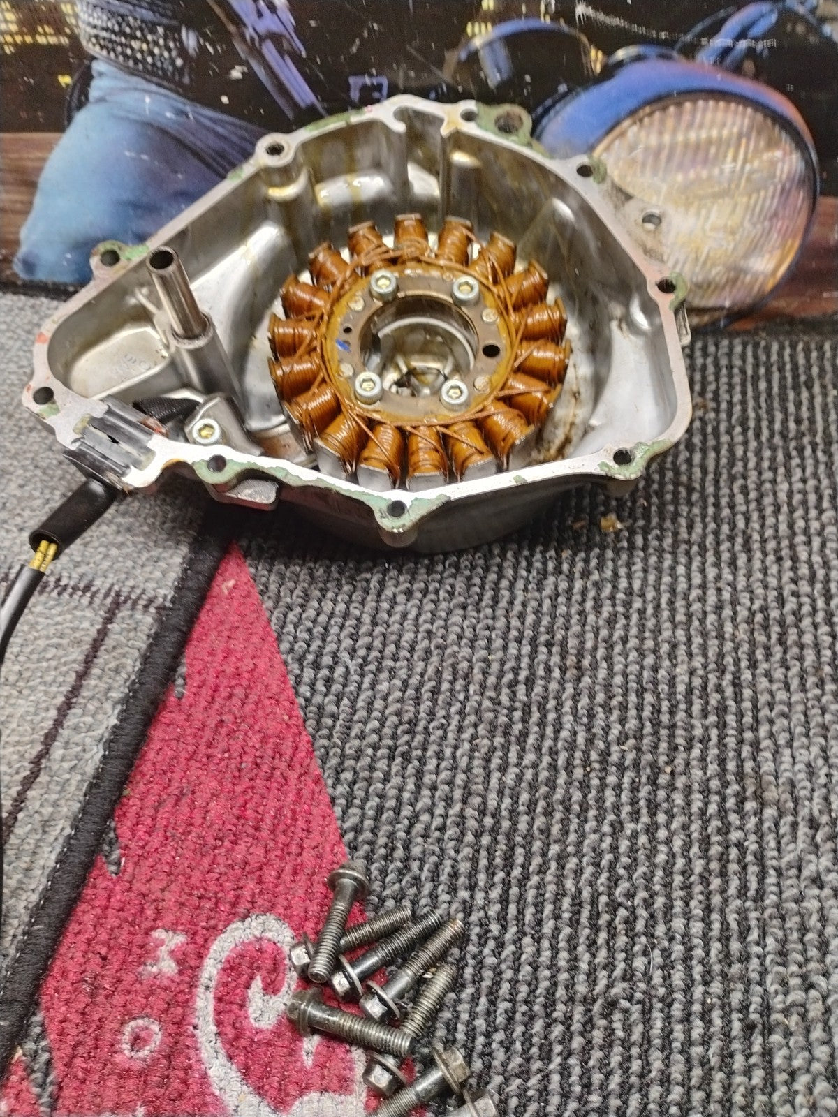Stator Cover FOR HONDA CBR 600 F2 FROM 1991 With Stator & Hardware 