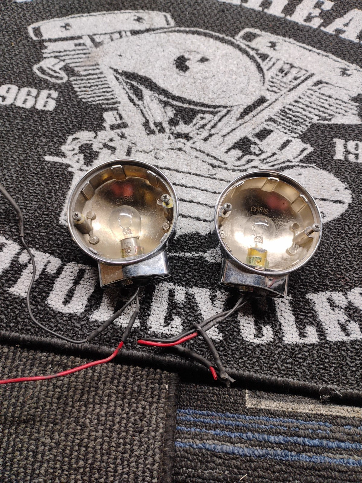 Harley Davidson Flat Turn Signals Housing