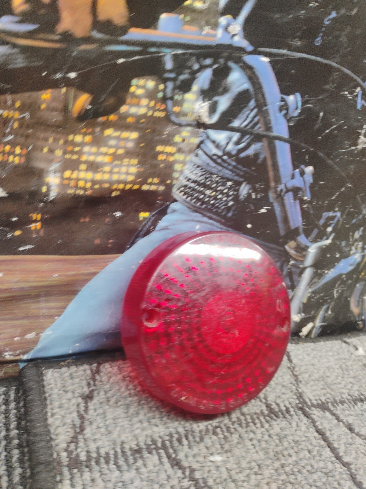 NOS Honda Flasher Lens Red V.E.M DH-2 SAE I 4